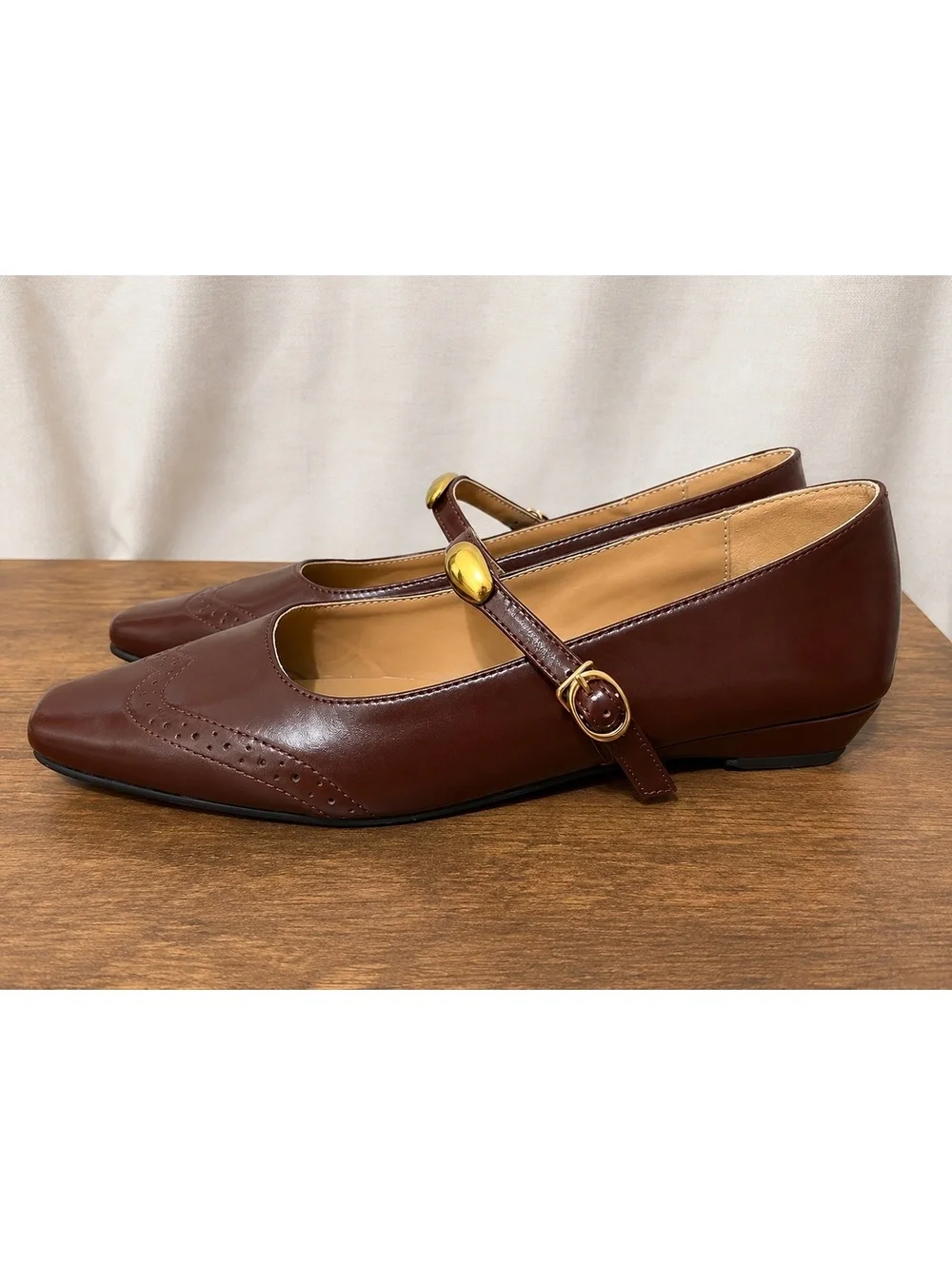 CHIKO Bevin Pointy Toe Wedge Mary Jane Shoes NWOT Size US 7.5 EU 38